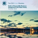 CEO Water Mandate: Business Gets Guide for Engaging in Sustainable Water Policy