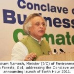 Jairam Ramesh Announced Launch of Earth Hour 2011 in India