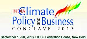 Logo India Climate Policy and Business Conclave 2013
