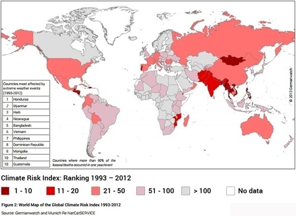 Germanwatch’s Global Climate Risk Index 2014
