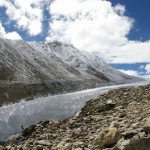 Meltwater from Tibetan Glaciers Flooding Pastures