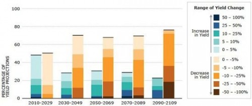 Changes in Crop Yields