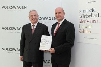 Prof. Dr. Martin Winterkorn and Bernd Osterloh