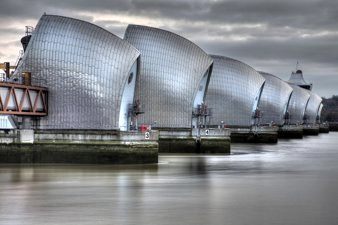 Thames Barrier in London