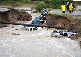 Flooding in Boulder, Colorado