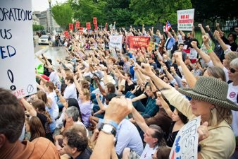 Protest Against Tar Sands